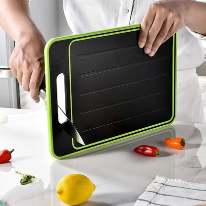 4-in-1 Cutting Board with Defrosting Function